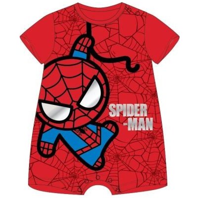 EPlus Dětský letní kraťasový overal Spiderman červený – Zboží Mobilmania