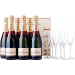 Moët & Chandon Impérial Brut 6 x 12% 0,75 l (set) – Zboží Dáma