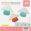 Vystřihovánka a papírový model Papíry na origami 15x15cm 80g potištěné