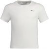 Dětské tričko Gant Shield SLIM RIBBED T SHIRT bílá