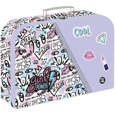 Oxybag kufřík na výtvarku Funny Girl, 34 cm, lamino – Hledejceny.cz