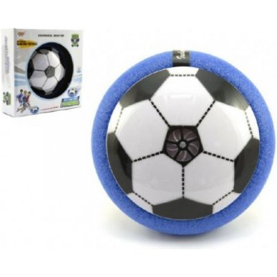 Teddies Air Disk fotbalový míč vznášející se plast 14cm na baterie se světlem v krabičce