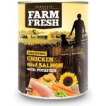 Topstein Farm Fresh kuřecí a losos s bramborami 800 g – Zboží Mobilmania