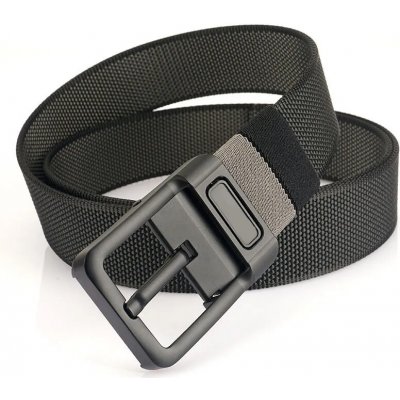 Nylonový opasek s kovovou přezkou Rampon černý – Sleviste.cz