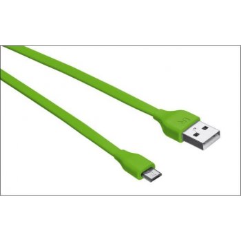 Trust 20138 Flat Micro-USB, 1m, limetkový