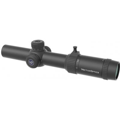 Vector Optics VO LPVO FORESTER 1-5x24 SFP Fiber Černá – Zboží Mobilmania