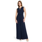 Betty & Co dámský společenský overal 6571/3123 8543 modrý – Zbozi.Blesk.cz