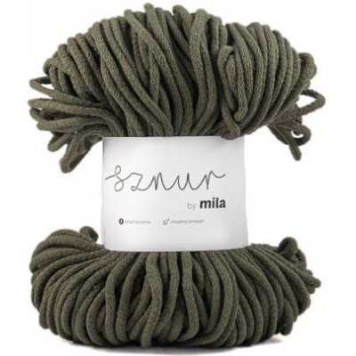 Bavlněná šňůra MILA 5mm - Olivová/P48 – Zboží Dáma