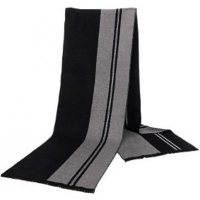 Pánská šála Dongda černošedá Werington ZA87016BLK – Sleviste.cz