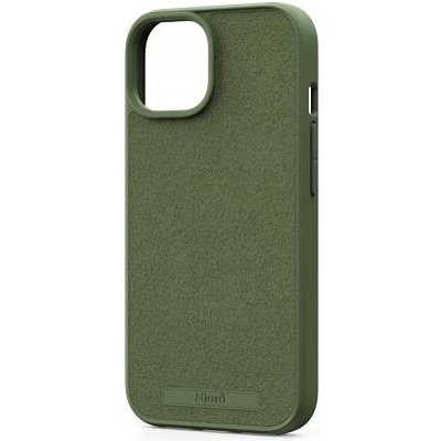 Pouzdro Njord Suede MagSafe Case iPhone 15 Olive – Zboží Mobilmania