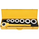 Rems Závitnice ruční EVA SET se závitořeznými hlavami 1/2", 3/4", 1", 5/4", 6/4", 2", plechový kufr 520017 – Zboží Mobilmania
