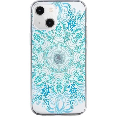 Pouzdro TopQ iPhone 13 silikon Blue Mandala – Zboží Mobilmania