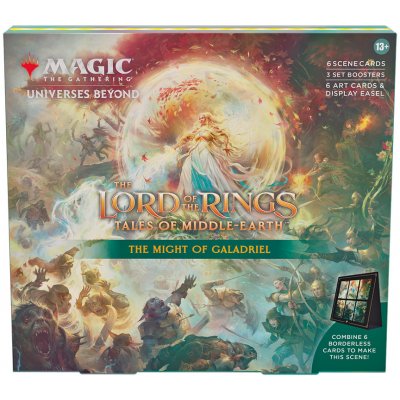 Wizards of the Coast Magic The Gathering LotR Tales of the Middle-Earth - The Might of Galadriel Scene Box – Zboží Mobilmania