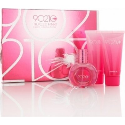 Beverly Hills 90210 Tickled Pink Woman EDT 100 ml + sprchový gel 100 ml + tělové mléko 100 ml dárková sada – Zbozi.Blesk.cz