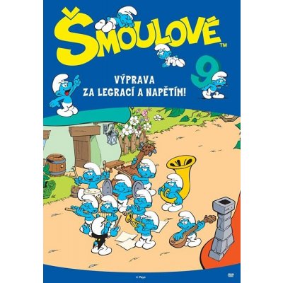 Šmoulové 9: Výprava za legrací a napětím DVD – Zboží Mobilmania