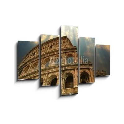 Obraz 5D pětidílný - 150 x 100 cm - Great Colosseum in Rome Velké koloseum v Římě – Zbozi.Blesk.cz