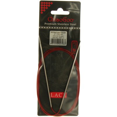 ChiaoGoo Red Lace 120cm 2.75mm – Sleviste.cz