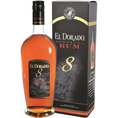 El Dorado Rum 8y 0,7 l (kazeta)
