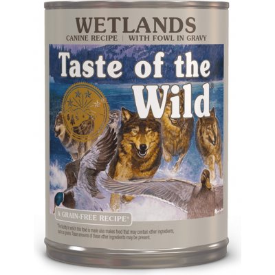 TASTE OF THE WILD Wetlands Wild Fowl konzerva pro psy 390 g