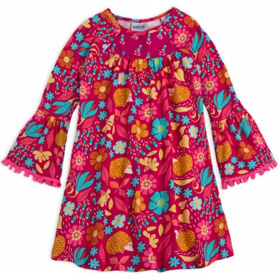 Nanai Kytičky dívčí šaty růžové – Zboží Mobilmania