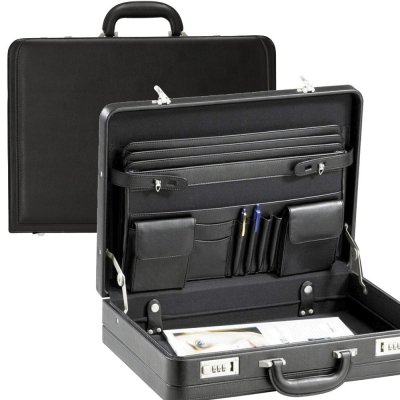 D&N koženkový pracovní kufr atašé 2631 01 černý – Hledejceny.cz