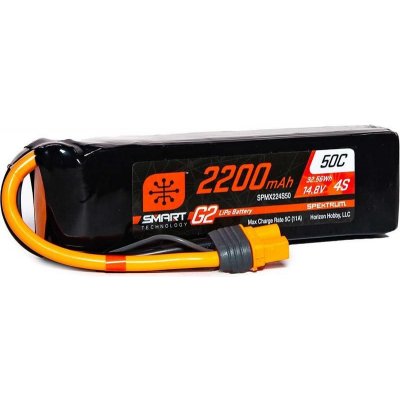 Spektrum Smart G2 LiPo 50C IC3 14.8 V 2200 mAh – Sleviste.cz