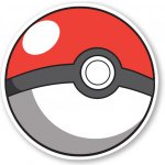 Pokémon Samolepka Pokéball – Zboží Živě