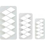 Sada vykrajovátek 3kusy Geometric - diamant XL PME – Hledejceny.cz