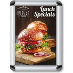 Jansen Display Klaprám A4, oblý roh, profil 25mm, 241 x 328 mm – Zboží Živě