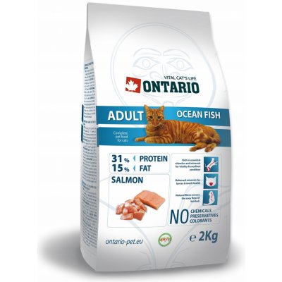Ontario Cat Sterilised Salmon 2 kg – Zbozi.Blesk.cz