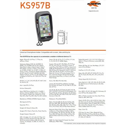 Brašna na navigaci / telefon KAPPA KS957B – Zboží Mobilmania