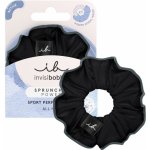 Ozdobná spirálová gumička do vlasů Invisibobble Sprunchie Black Panther - černá – Sleviste.cz