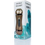 Boss Series Vagina Double Delight Vibrační masturbátor Žlutý – Zbozi.Blesk.cz