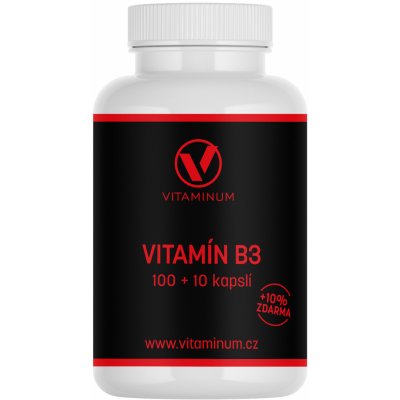 Vitaminum Vitamín B3 niacin 500 mg 110 tablet – Hledejceny.cz