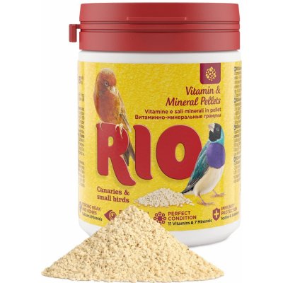 RIO vitamínové a minerální pelety pro kanárky a drobné exoty 120 g – Hledejceny.cz