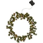 Star Trading Vánoční věnec Larix 30xLED zelená 40 cm – Hledejceny.cz