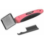 Kerbl Soft Cat Brush with Comb 16x16 cm – Zboží Dáma