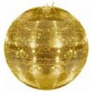 Eurolite Zrcadlová koule 100 cm, zlatá