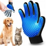 Trixie Pečující masážní rukavice černo modrá 16 x 24 cm – Sleviste.cz