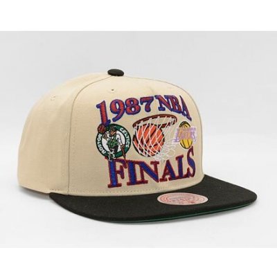 Mitchell & Ness Nba Finals Remix Snapback Hwc Finals Lakers Vs. Celtics Off White