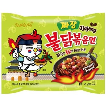 Samyang kuřecí nudlová polévka Jjajang 140 g