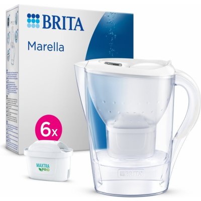 Brita Marella Cool white + 6 Maxtra Pro All-In-1