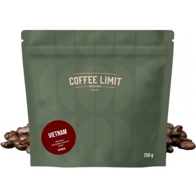 COFFEE LIMIT Vietnam zrnková 250 g – Hledejceny.cz
