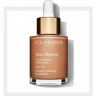 Clarins Skin Illusion Natural Hydrating Foundation rozjasňující hydratační make-up SPF15 112.3 Sandalwood 30 ml – Zbozi.Blesk.cz
