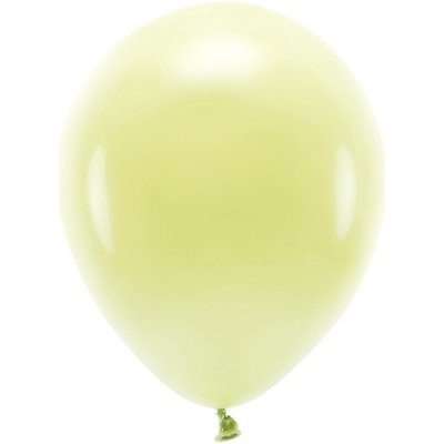 EKO balónek pastelový SVĚTLE ŽLUTÝ 26 cm