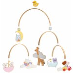 Djeco závěsná dřevěná dekorace zvířátka v oblacích – Zboží Dáma