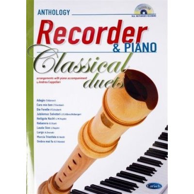 Andrea Cappellari Classical Duets Recorder/Piano noty na zobcovou flétnu, klavír + audio