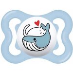 Mam silikon dudlík Supreme s krabičkou Velryba modrá – Zboží Dáma