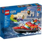 LEGO® City 60373 Hasičská záchranná loď a člun – Zboží Živě