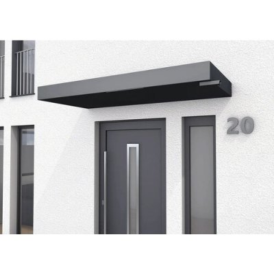 Gutta BS Plus 200 antracit 200x90 cm včetně chrliče vody vpravo – Hledejceny.cz